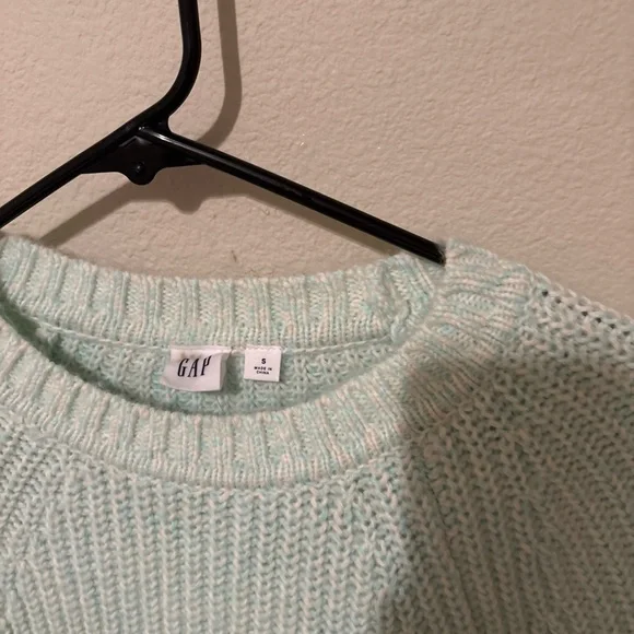 GAP Light Green Crew Neck Sweater - Picture 3 of 7